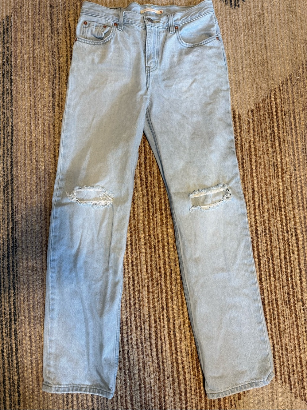 Levi's Light Blue Washed Denim Jeans